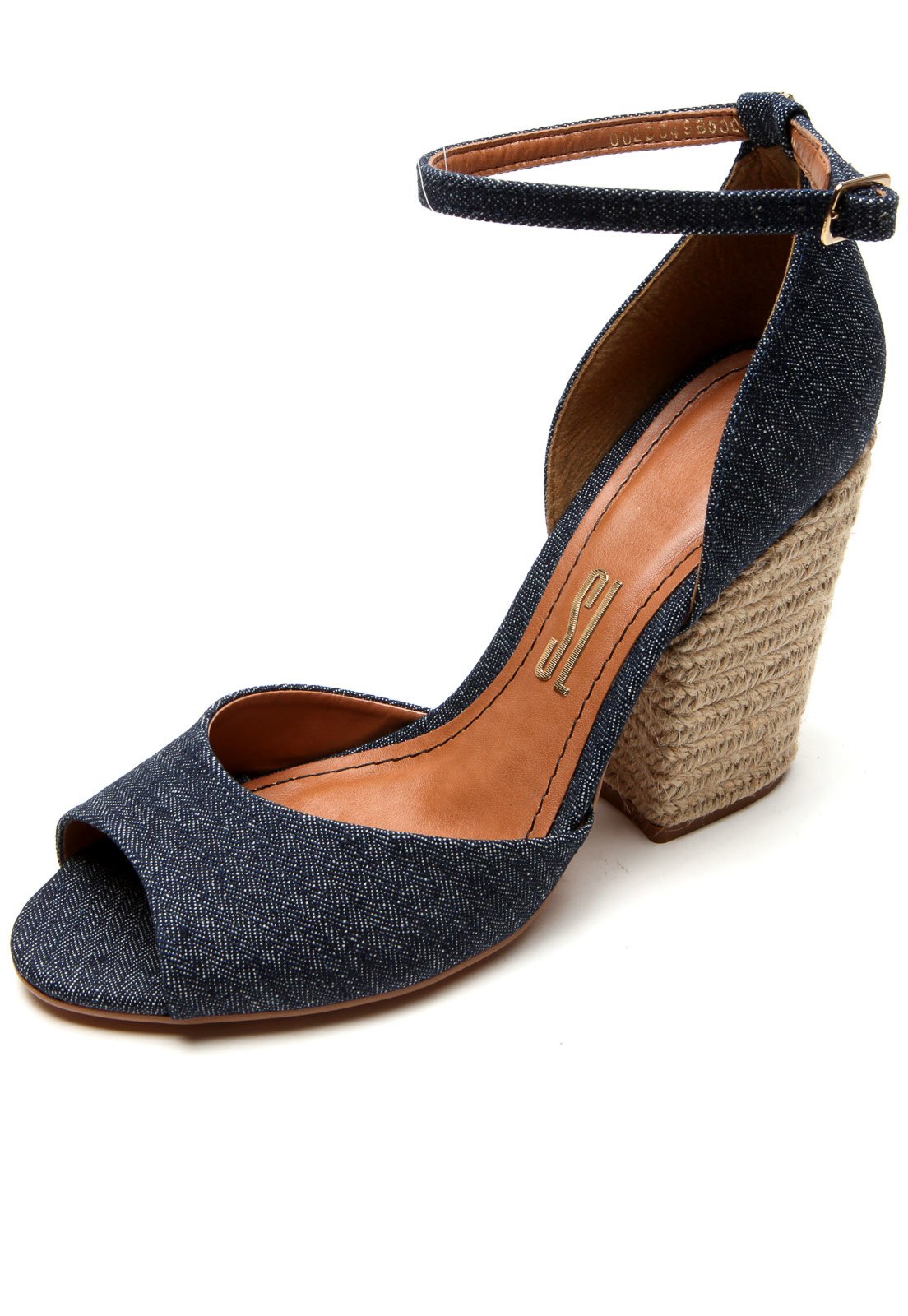 Sandália espadrille santa hot sale lolla jeans azul