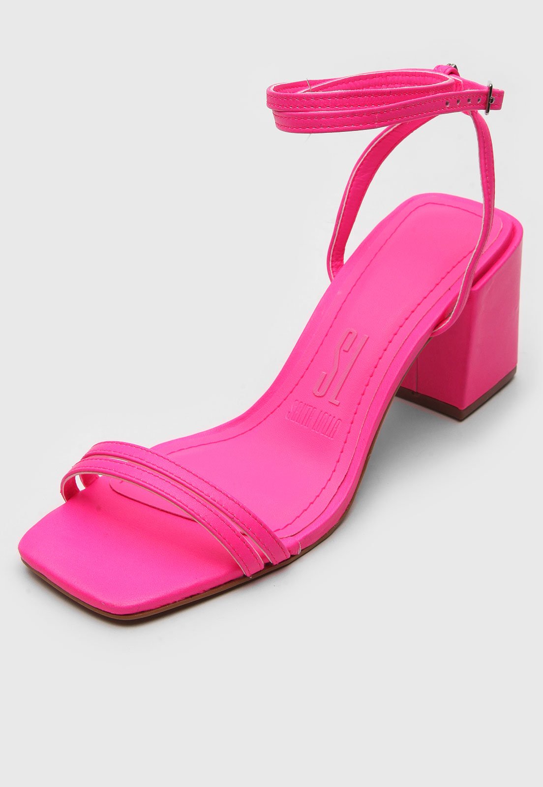 Sandalias 2025 rosa neon