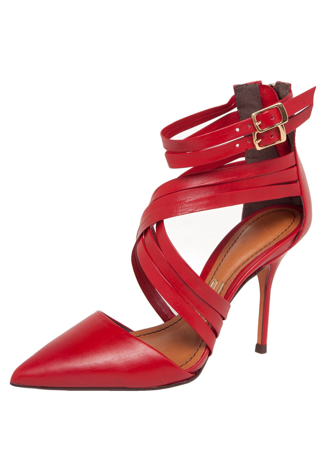 scarpin santa lolla vermelho