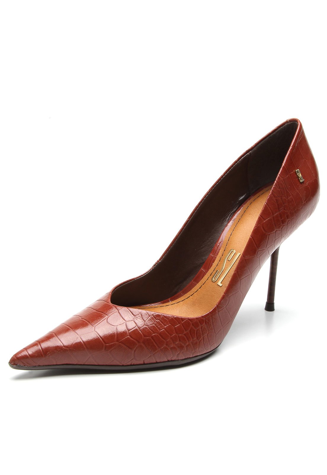 scarpin couro santa lolla