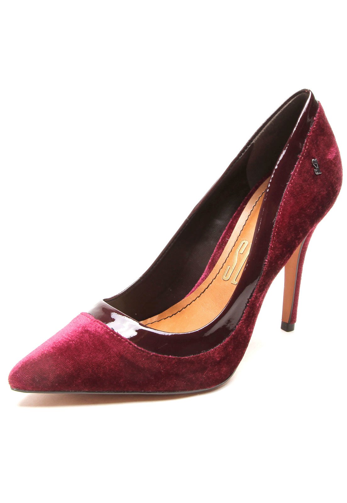 Scarpin aveludado hot sale