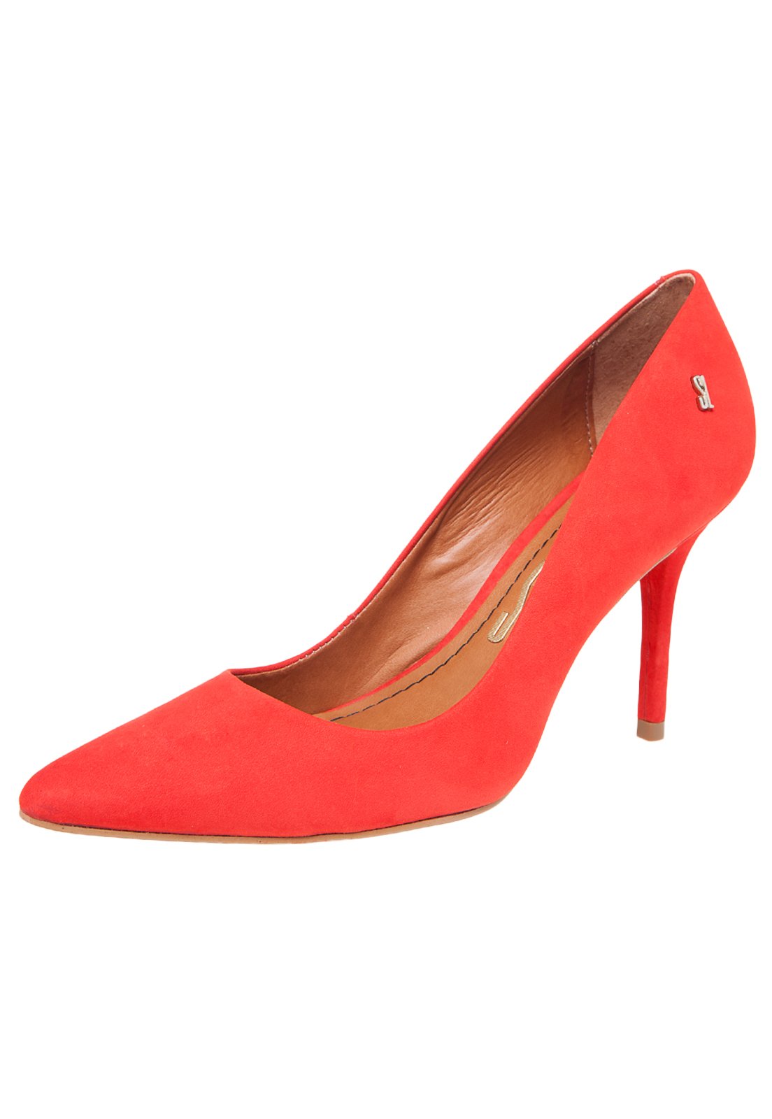 Scarpin vermelho sale santa lolla