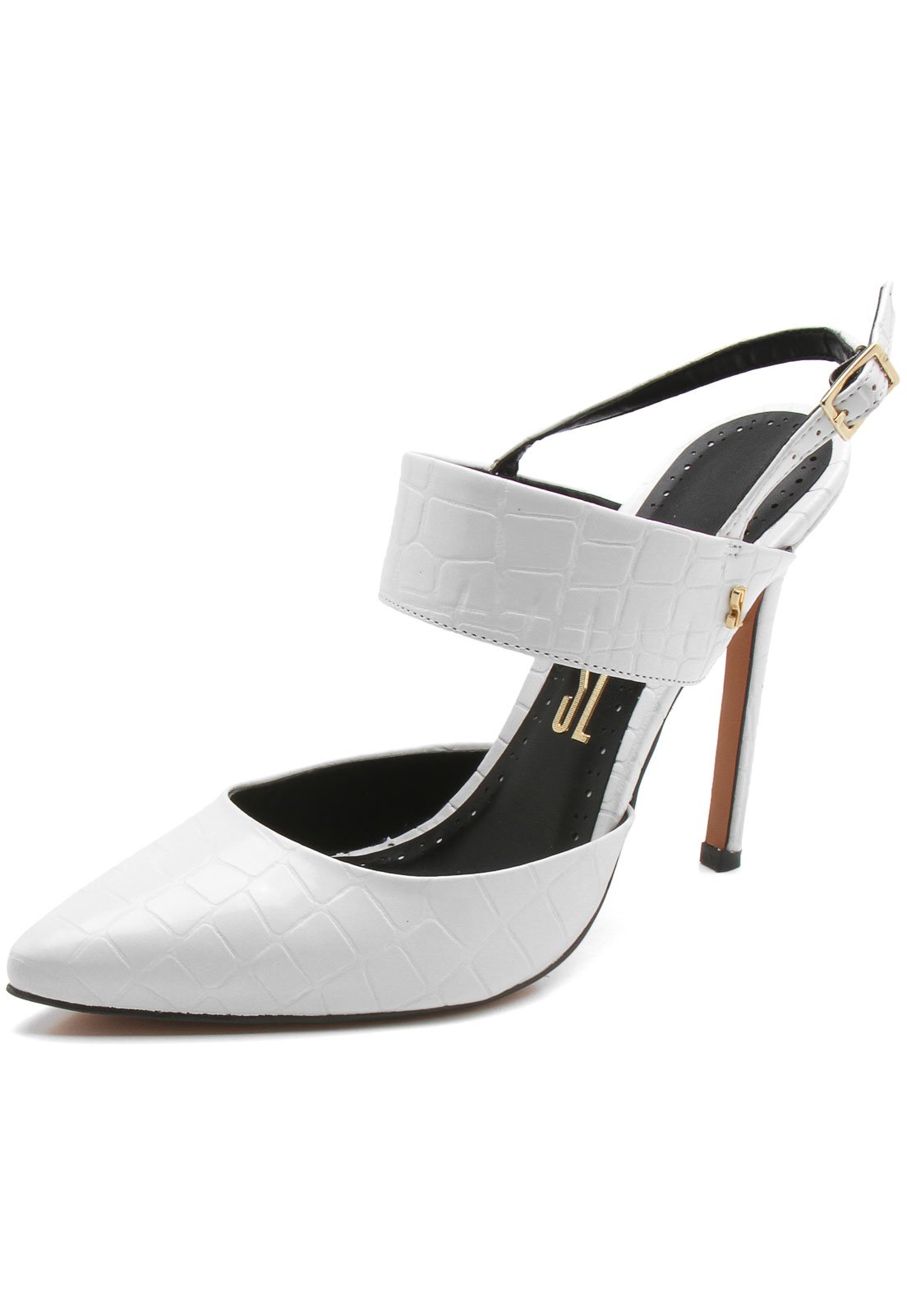 scarpin branco santa lolla