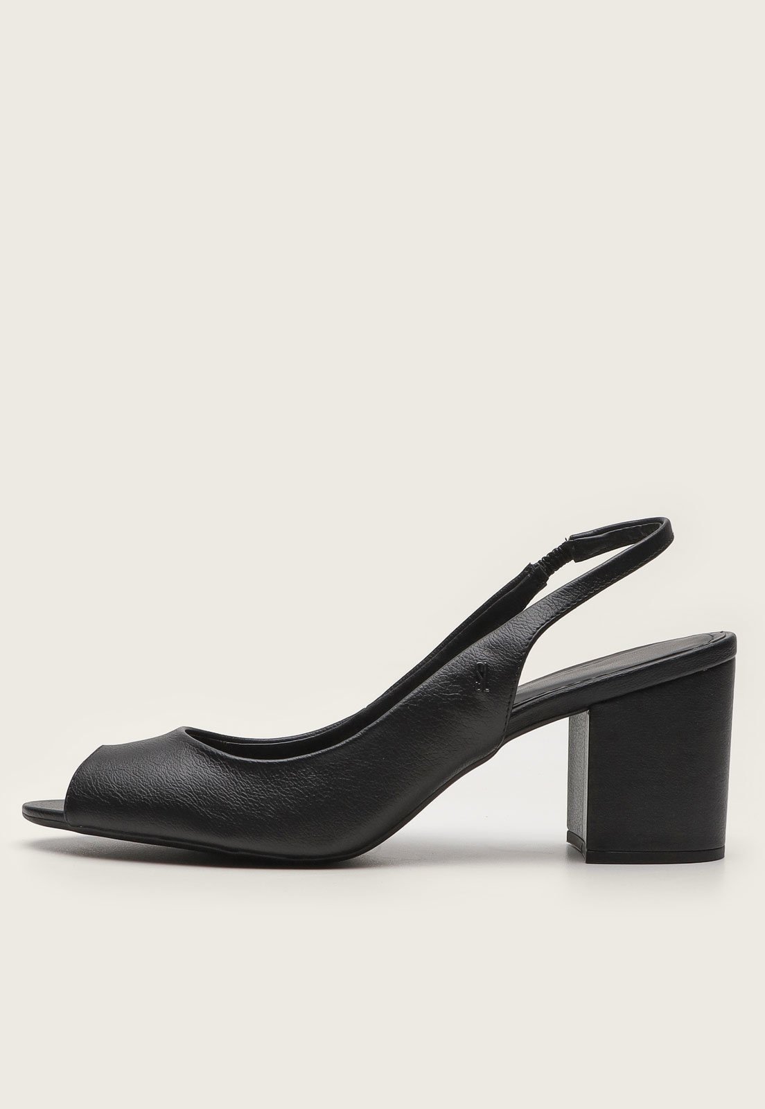 Scarpin Santa Lolla Slingback Preto