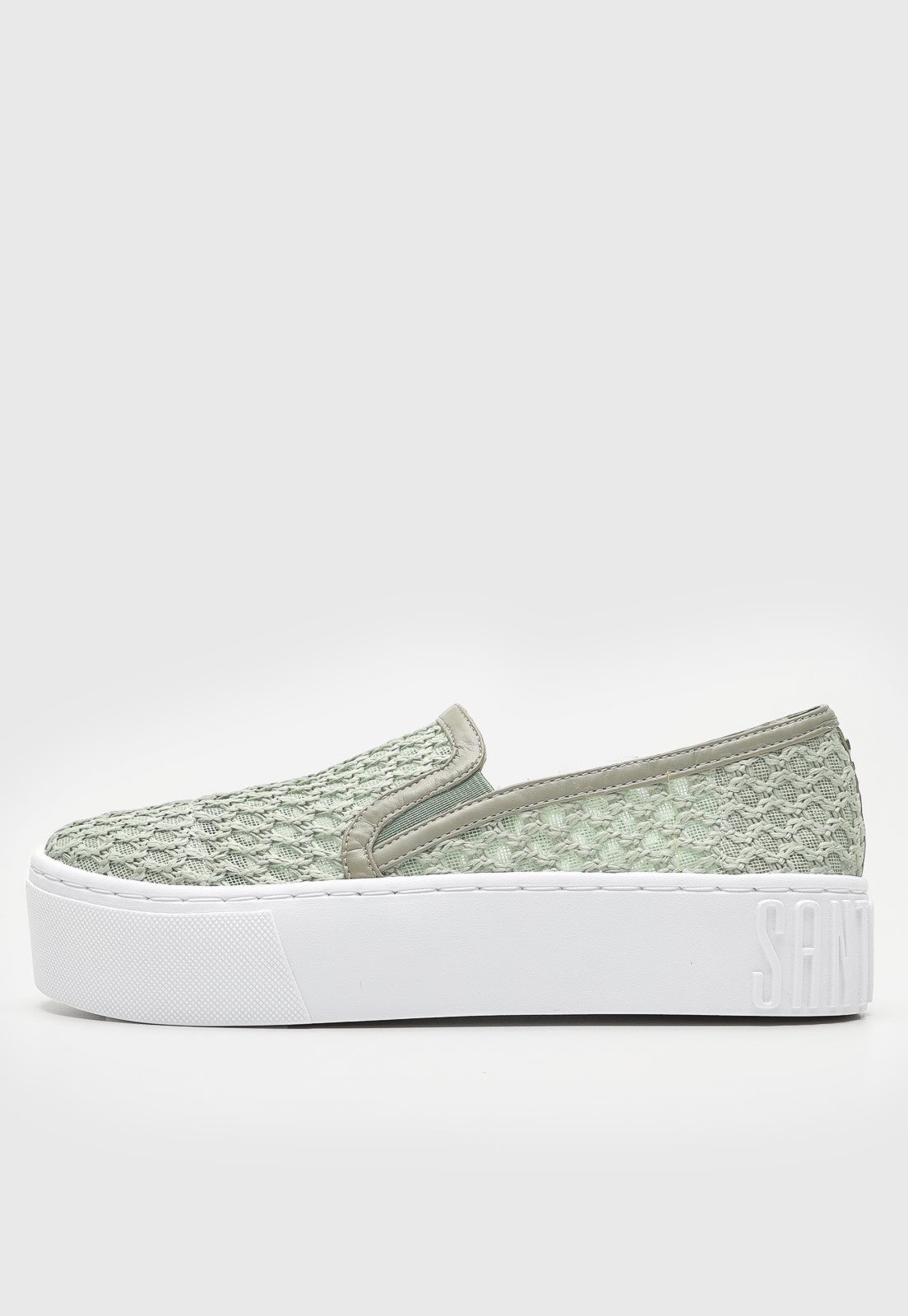 slip on flatform santa lolla básico feminino