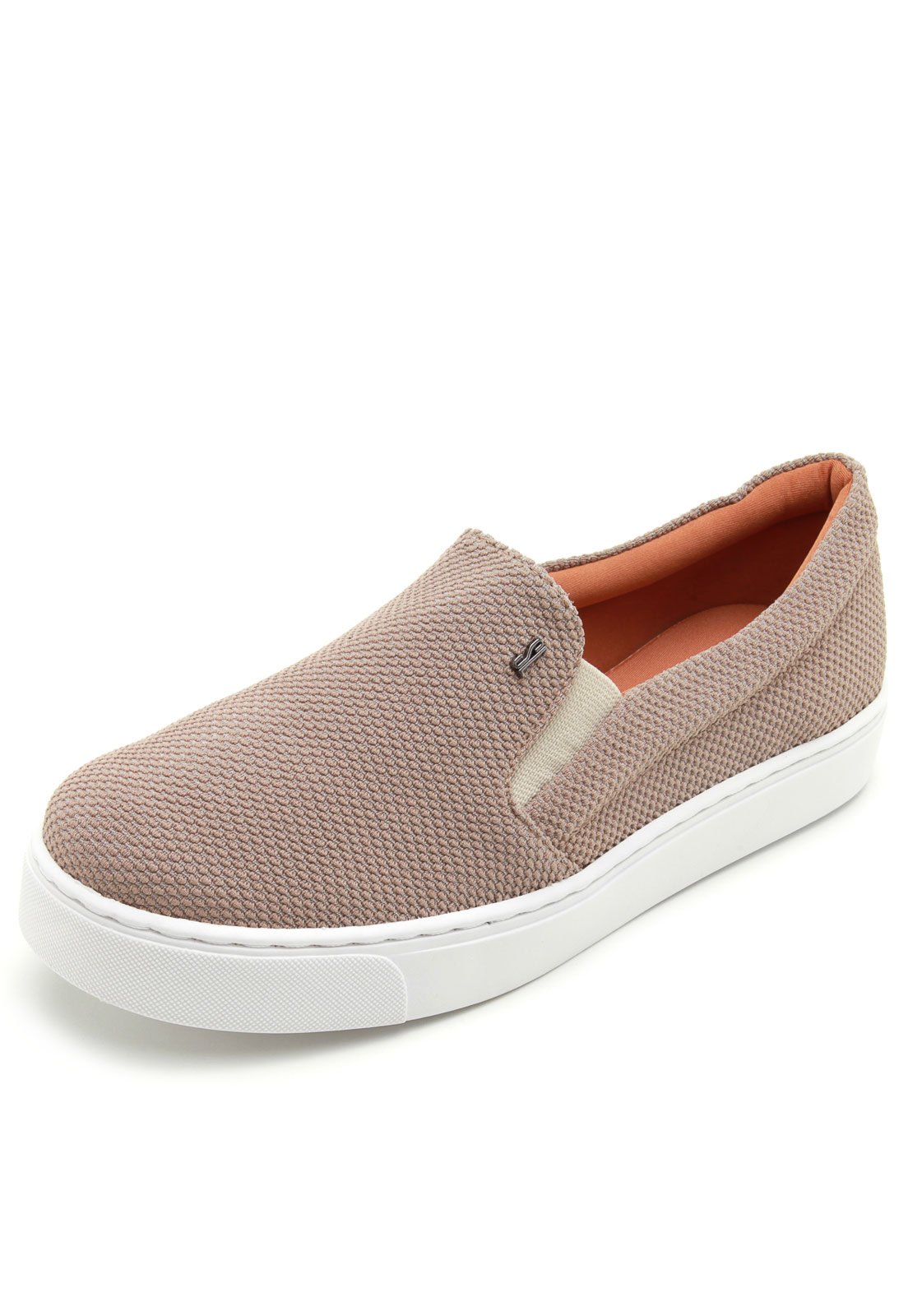 Slip On DAFITI SHOES Furinhos Nude - Compre Agora