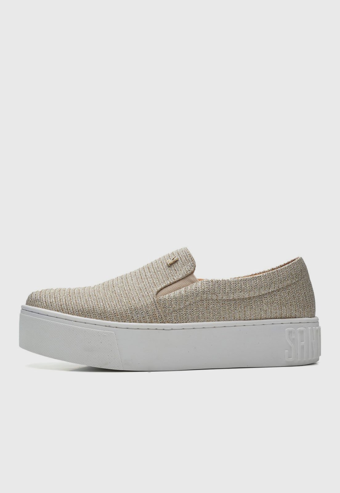 slip on santa lolla dourado