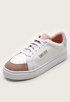 Tênis Santa Lolla Color Block Branco