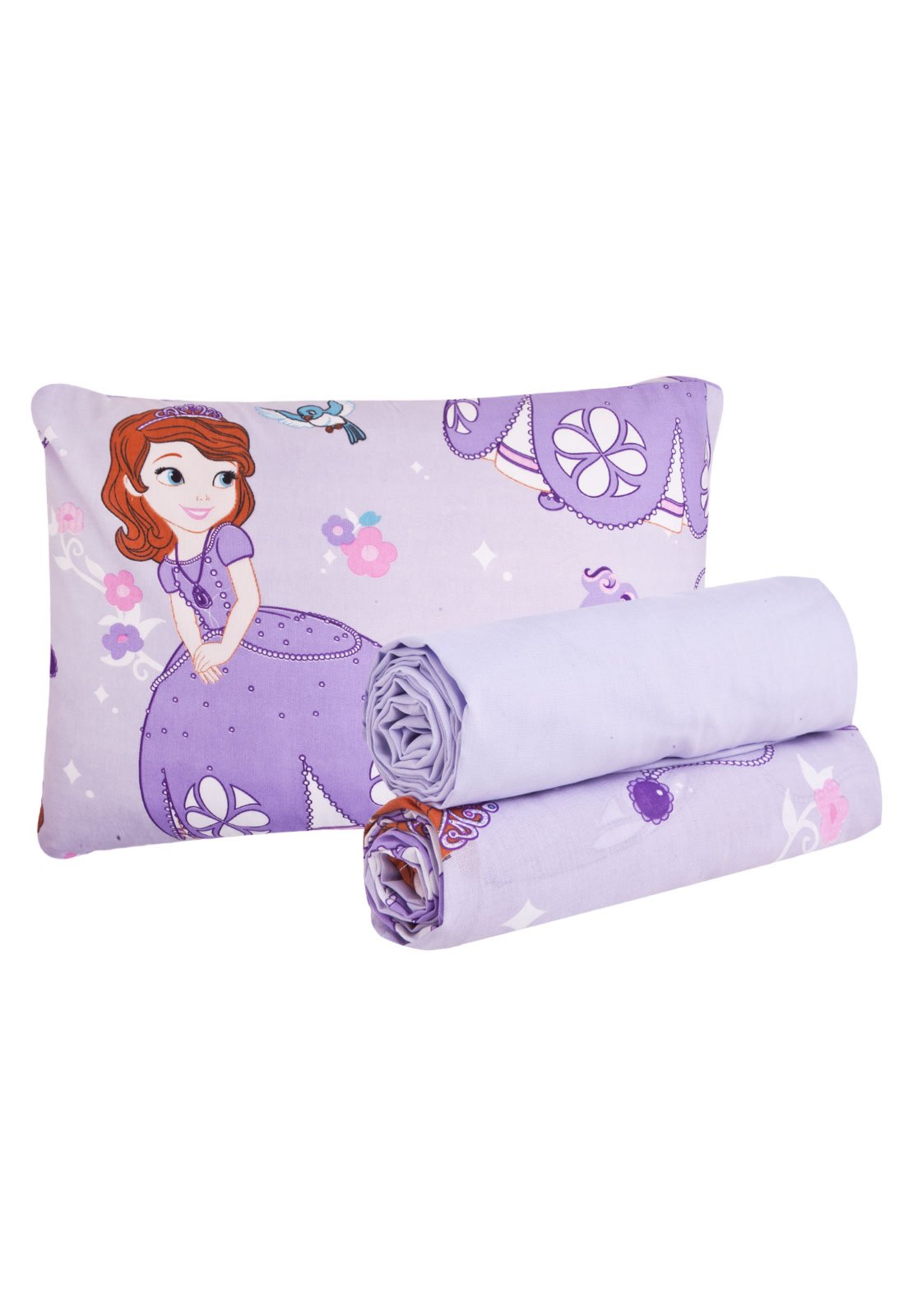 Jogo de cama Infantil Solteiro Princesas Disney Santista