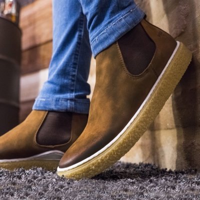 Bota masculina sale couro dafiti