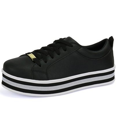 sapato feminino branco e preto