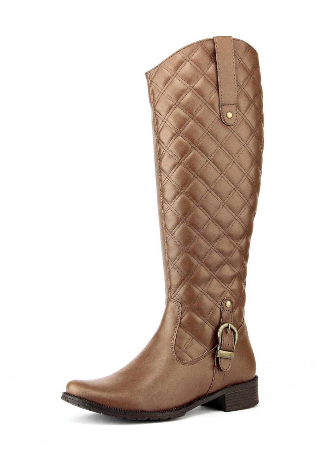 bota cano longo com cadarço