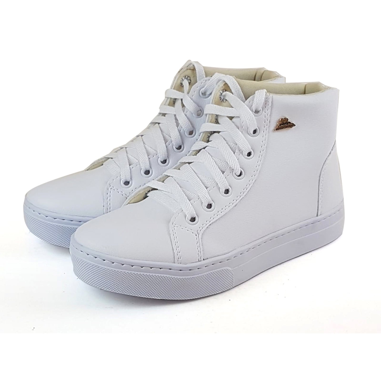 Casual Tênis DAFITI SHOES Cano Curto Branco - Compre Agora