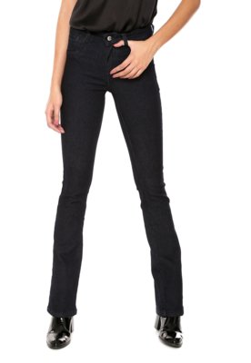 calça jeans feminina sawary boot cut cintura alta