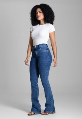 Calça Jeans Sawary Bootcut Azul