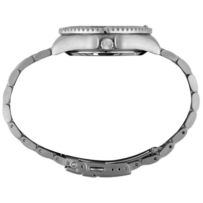 Relógio Masculino Automático Prata Mostrador Azul Seculus