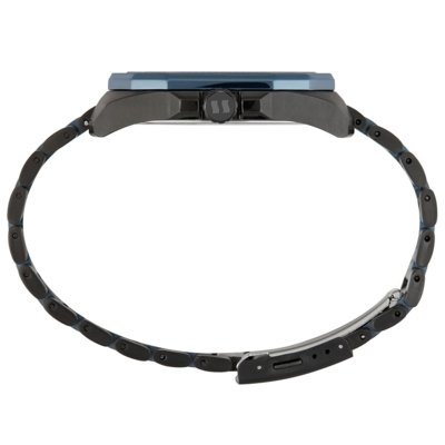 Relógio Masculino Hexagonal Aço Preto Seculus