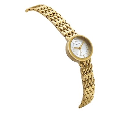 Relógio Seculus Feminino Analógico Design Clean Dourado Seculus