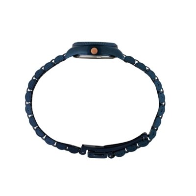 Relógio Seculus Feminino Azul Caixa Mini com Pedras Seculus