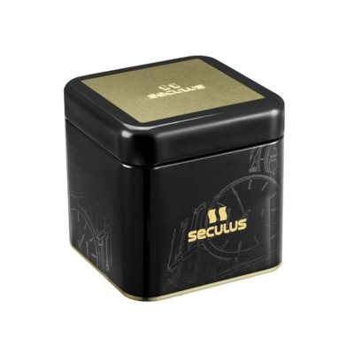 Relógio Seculus Feminino Azul Caixa Mini com Pedras Seculus