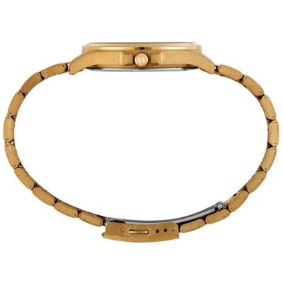 Relógio Seculus Masculino Clássico Preto Dourado Seculus