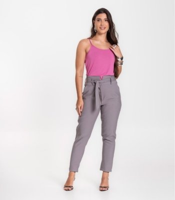 Blusa Feminina de Alças Básica Rovitex Rosa