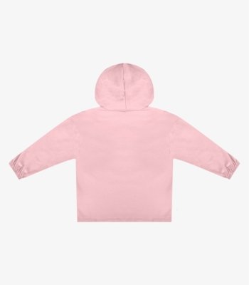 Blusão Com Capuz Infantil Feminino Moletom Select Rosa