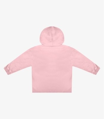 Blusão Com Capuz Infantil Feminino Moletom Select Rosa