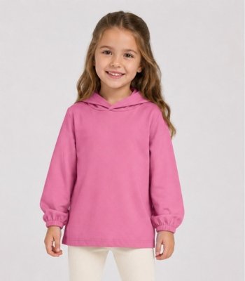 Blusão Com Capuz Infantil Feminino Select Rosa