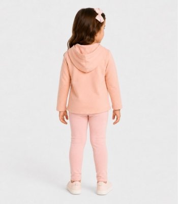 Blusão Com Capuz Infantil Feminino Select Rosa