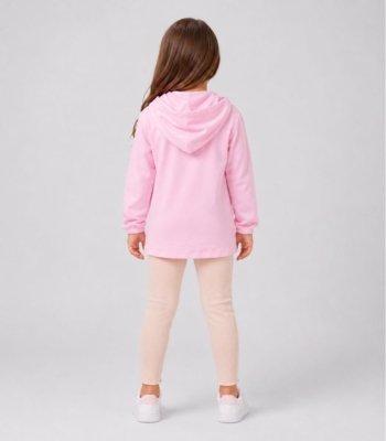 Blusão Com Capuz Infantil Feminino Select Rosa