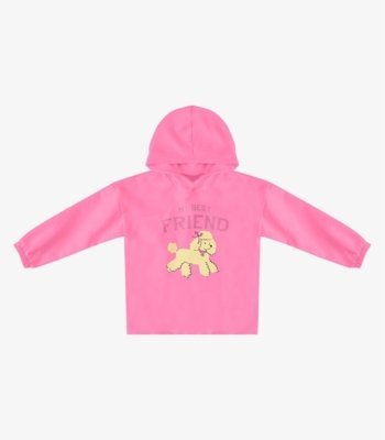 Blusão Infantil Com Estampa Select Rosa
