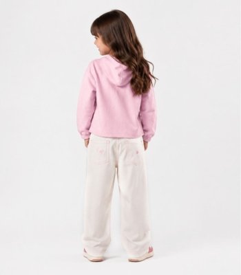 Blusão Infantil Com Estampa Select Rosa