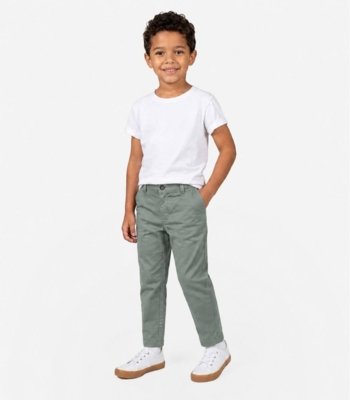 Calça Infantil Masculina Em Sarja Select Verde