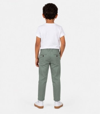 Calça Infantil Masculina Em Sarja Select Verde