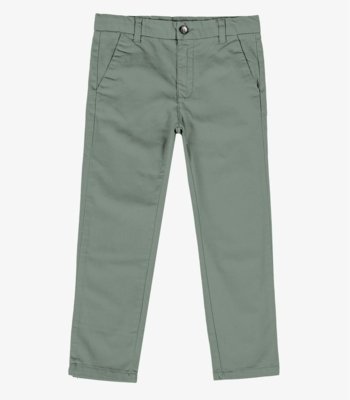 Calça Infantil Masculina Em Sarja Select Verde
