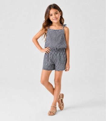 Conjunto Infantil Blusa de Alça e Short Select Azul