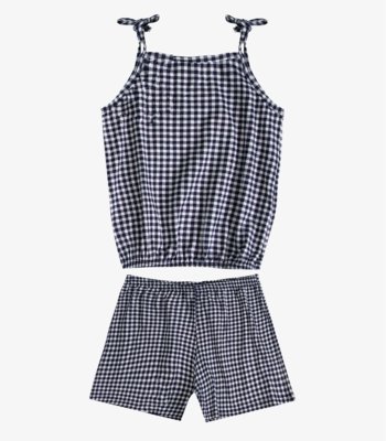 Conjunto Infantil Blusa de Alça e Short Select Azul