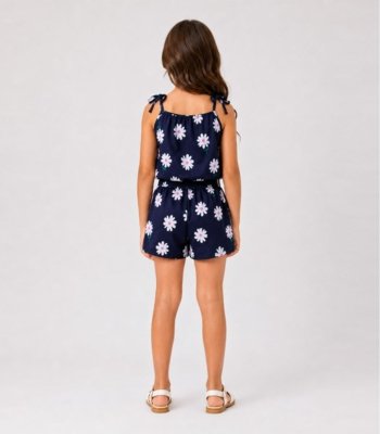 Conjunto Infantil Blusa de Alça e Short Select Azul