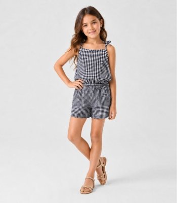 Conjunto Infantil Blusa de Alça e Short Select Azul