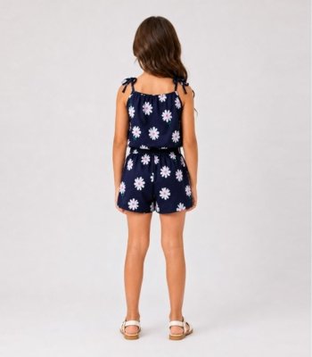 Conjunto Infantil Blusa de Alça e Short Select Azul