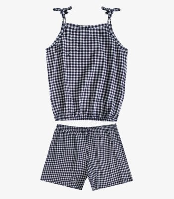 Conjunto Infantil Blusa de Alça e Short Select Azul