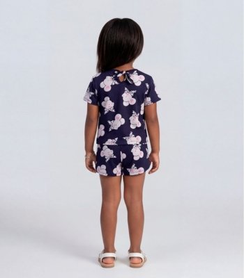 Conjunto Infantil Blusa e Shorts Select Azul