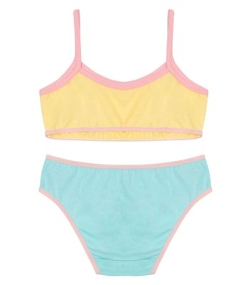 Conjunto Infantil Calcinha e Top Select Amarelo
