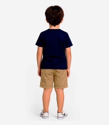 Conjunto Infantil Camiseta Com Bermuda Select Azul