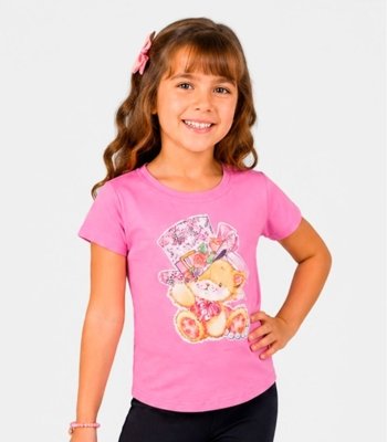 Conjunto Infantil Menina Blusa E Legging Select Rosa