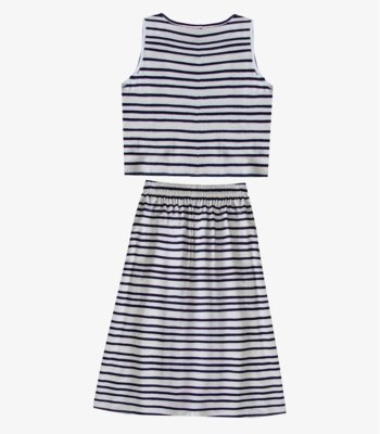 Conjunto Infantil Menina Saia e Regata Select Branco