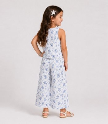 Conjunto Infantil Regata e Pantacourt Select Bege