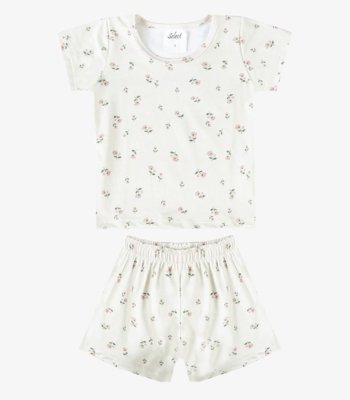 Conjunto Menina Infantil Blusa E Short Select Rosa