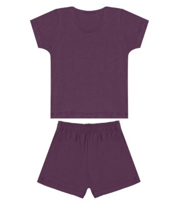 Conjunto Menina Infantil Seletc Roxo